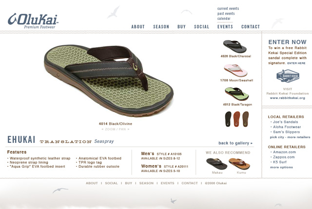 olukai sandals olukai s box and hang tag design for