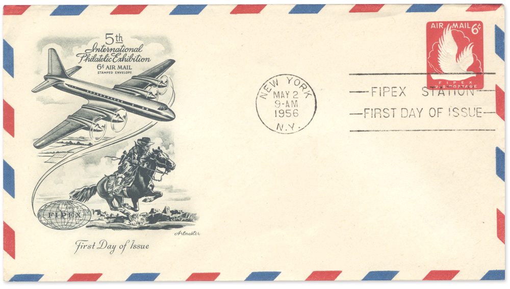 22 Vintage Air Mail Envelopes Starbright White Wove Red Blue Stripes 1970s  Props